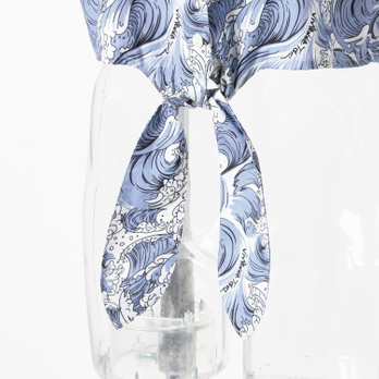【期間限定】SEA WAVE PRINT ON COTTON　ブラウス 詳細画像