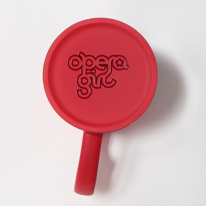 OPERA GIRL COLOR CHANGE MUG WITH HEART　マグカップ 詳細画像 レッド 4