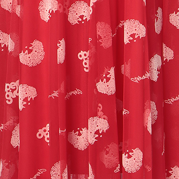 【期間限定】OPERA GIRL CANDY FLOCKING PRINT　スカート 詳細画像