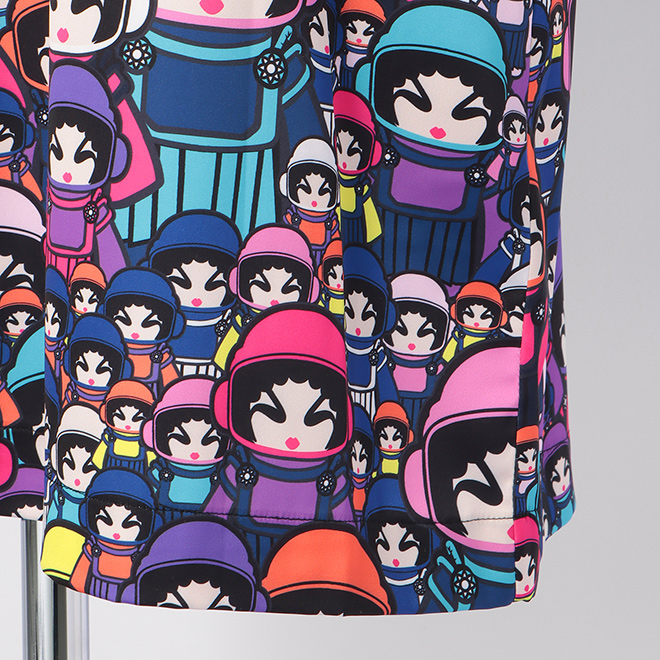 OPERA GIRL ASTRONAUT SLEEPWEAR　ドレス 詳細画像 黒系マルチ 5