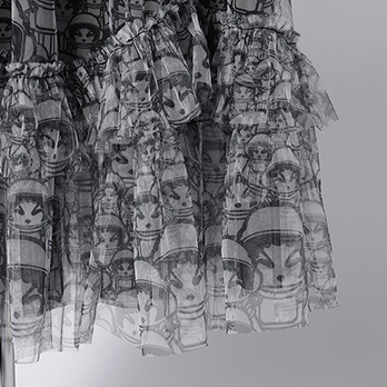 OPERA GIRL ASTRONAUT PRINT　スカート 詳細画像