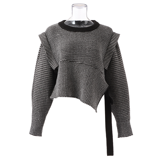 MIDDLE GAGE KNIT　プルオーバー 詳細画像 黒系マルチ 1