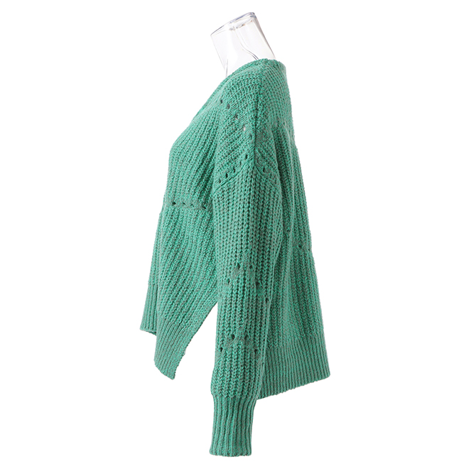 MIDDLE GAGE KNIT　ニットプルオーバー 詳細画像 グリーン 4