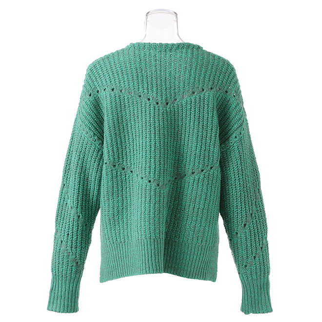 MIDDLE GAGE KNIT　ニットプルオーバー 詳細画像 グリーン 5