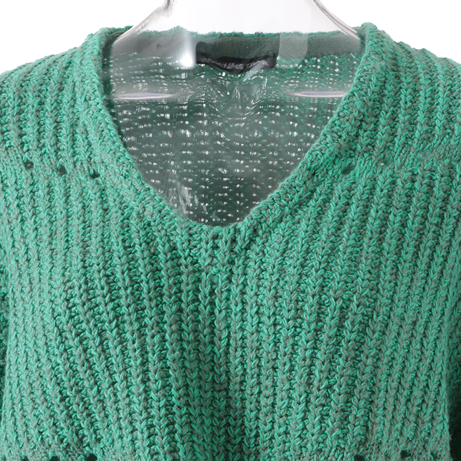 MIDDLE GAGE KNIT　ニットプルオーバー 詳細画像 グリーン 6