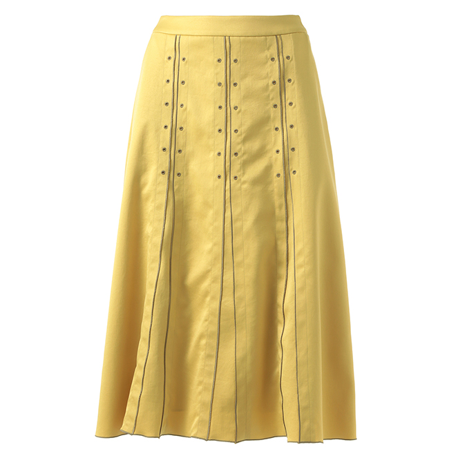 DESIGN SKIRT　 詳細画像 イエロー 1