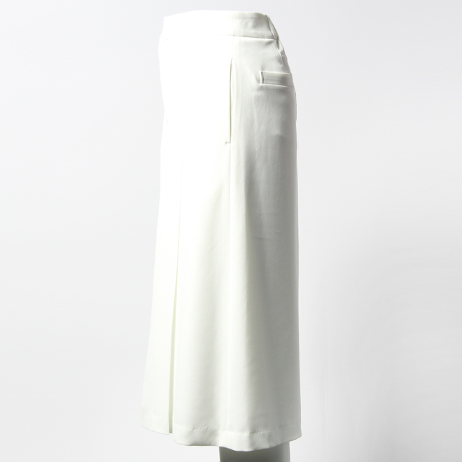 Back Satin Stretch　パンツ 詳細画像 ホワイト 2