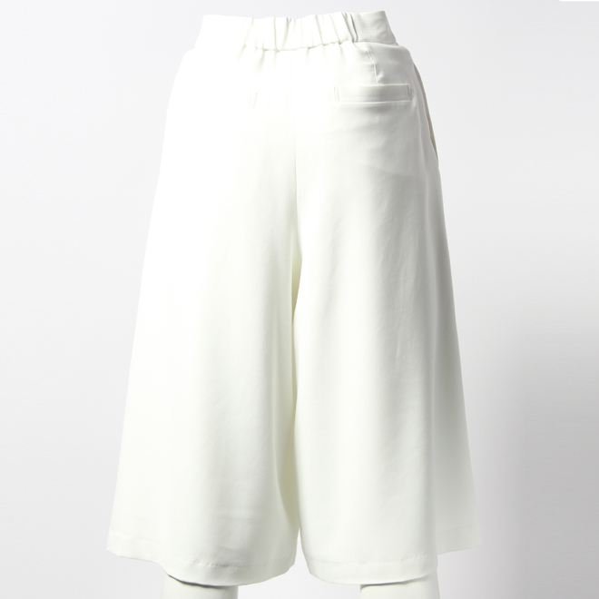 Back Satin Stretch　パンツ 詳細画像 ホワイト 3