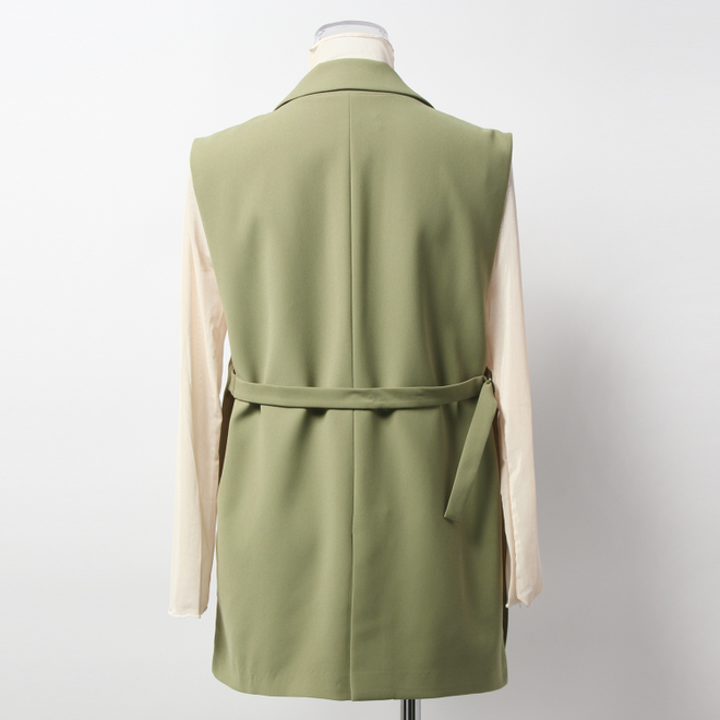 Back Satin Stretch　ジャケット 詳細画像 カーキ 3