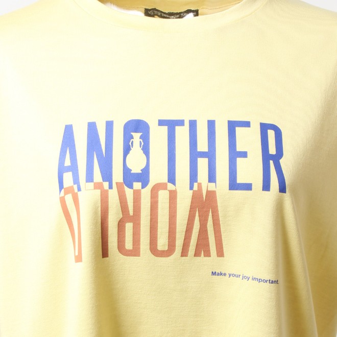 MESSAGE TEE SHRITS 詳細画像 イエロー 4