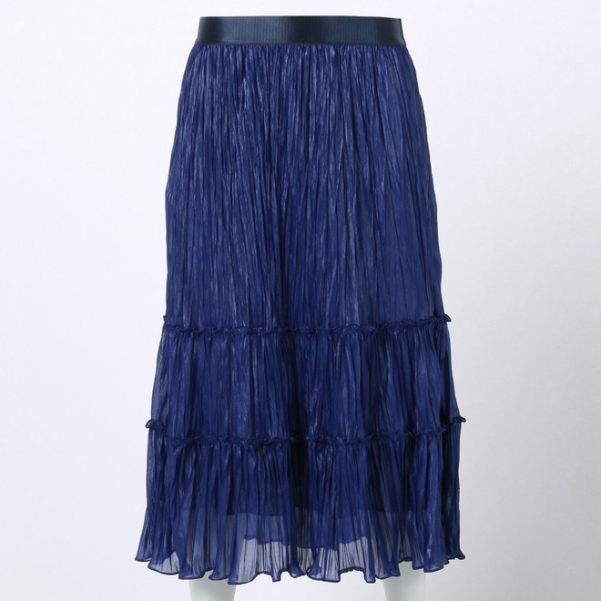 WASHER PLEATS　スカート 詳細画像 ネイビー 1