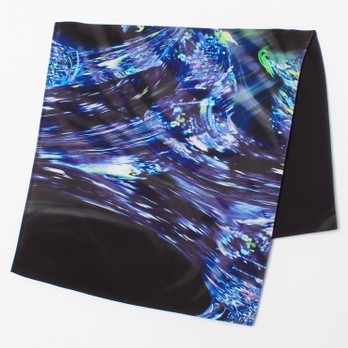 SATIN PHOTOGRAPH PRINT　スカーフ 詳細画像