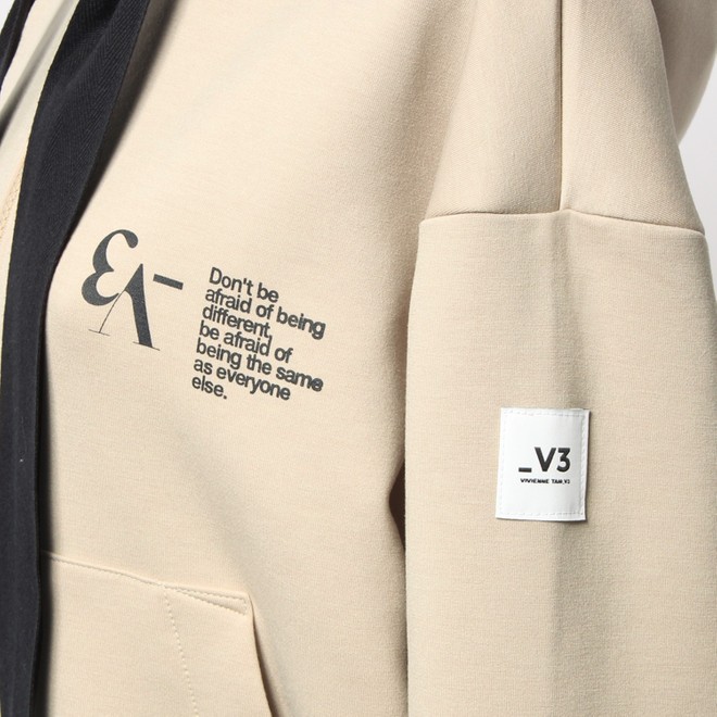 _V3 Miriolament Double Air Hoodies　パーカー 詳細画像 ベージュ 5