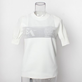_V3 Double jacquard Knit Tops　ニットプルオーバー