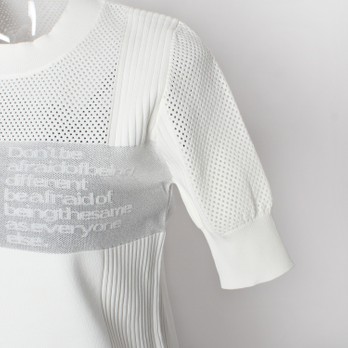 _V3 Double jacquard Knit Tops　ニットプルオーバー 詳細画像