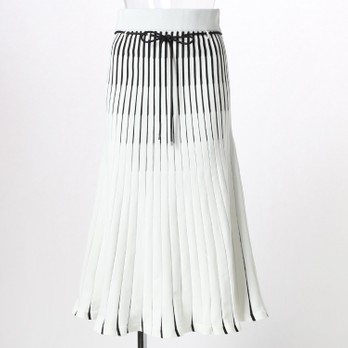 _V3 Double jacquard Knit Skirt　