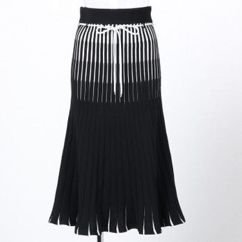 _V3 Double jacquard Knit Skirt　スカート