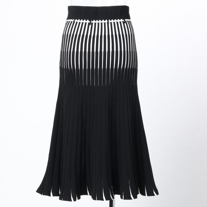 _V3 Double jacquard Knit Skirt　 詳細画像 ブラック 2