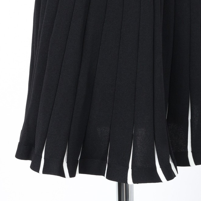 _V3 Double jacquard Knit Skirt　 詳細画像 ブラック 5