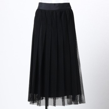_V3 Mesh Pleats Skirt　スカート