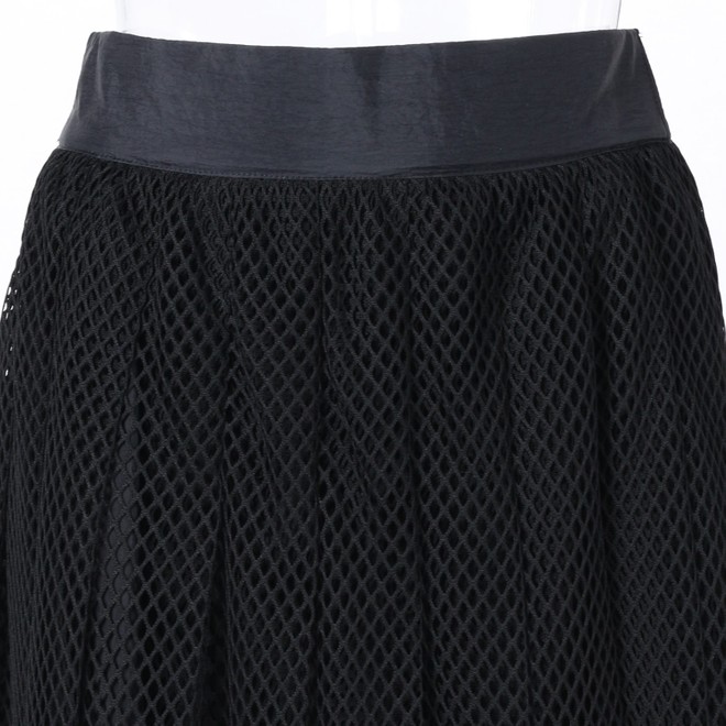 _V3 Mesh Pleats Skirt　 詳細画像 ブラック 4