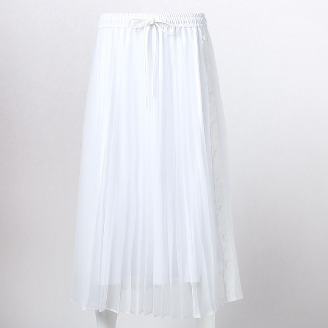_V3 Pleats reversible Skirt　 詳細画像 ホワイト 1