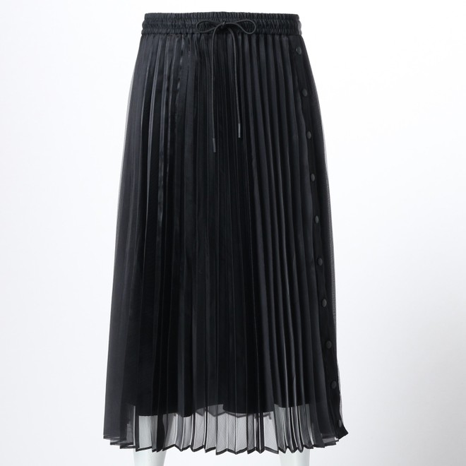 _V3 Pleats reversible Skirt　 詳細画像 ブラック 1