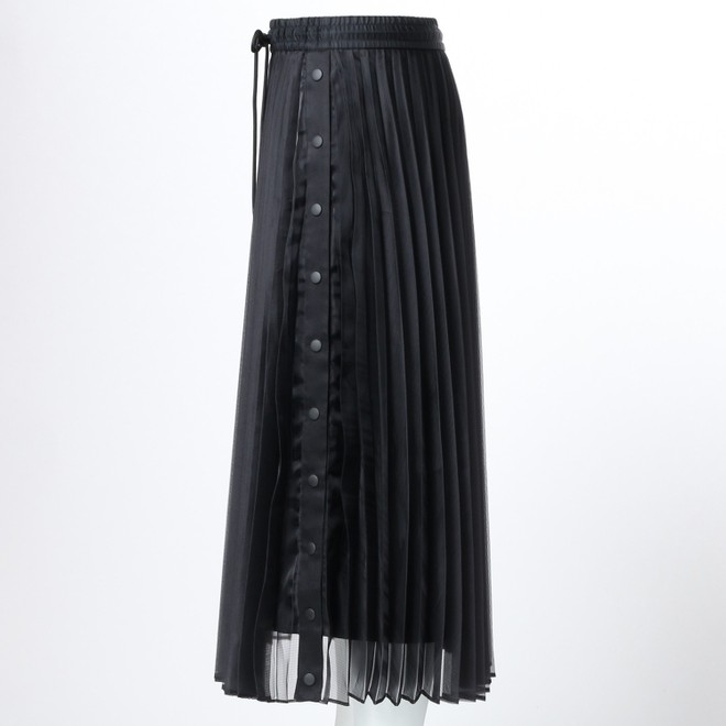 _V3 Pleats reversible Skirt　 詳細画像 ブラック 3