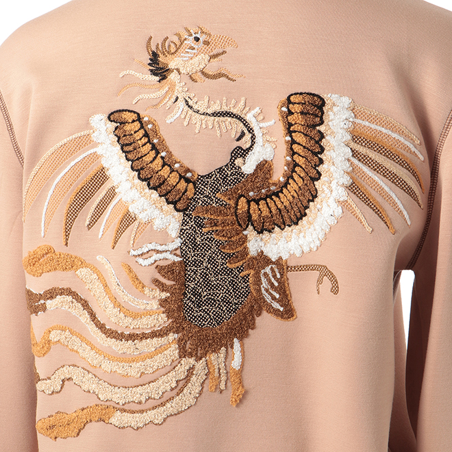 PHOENIX SCUBA SWEAT SHIRT　カーディガン 詳細画像 ベージュ 5