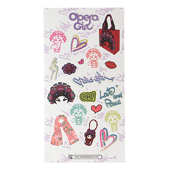 OPERA GIRL DOLL PROMO STICKER  PAPER　ステッカー 詳細画像