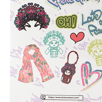OPERA GIRL DOLL PROMO STICKER  PAPER　ステッカー 詳細画像