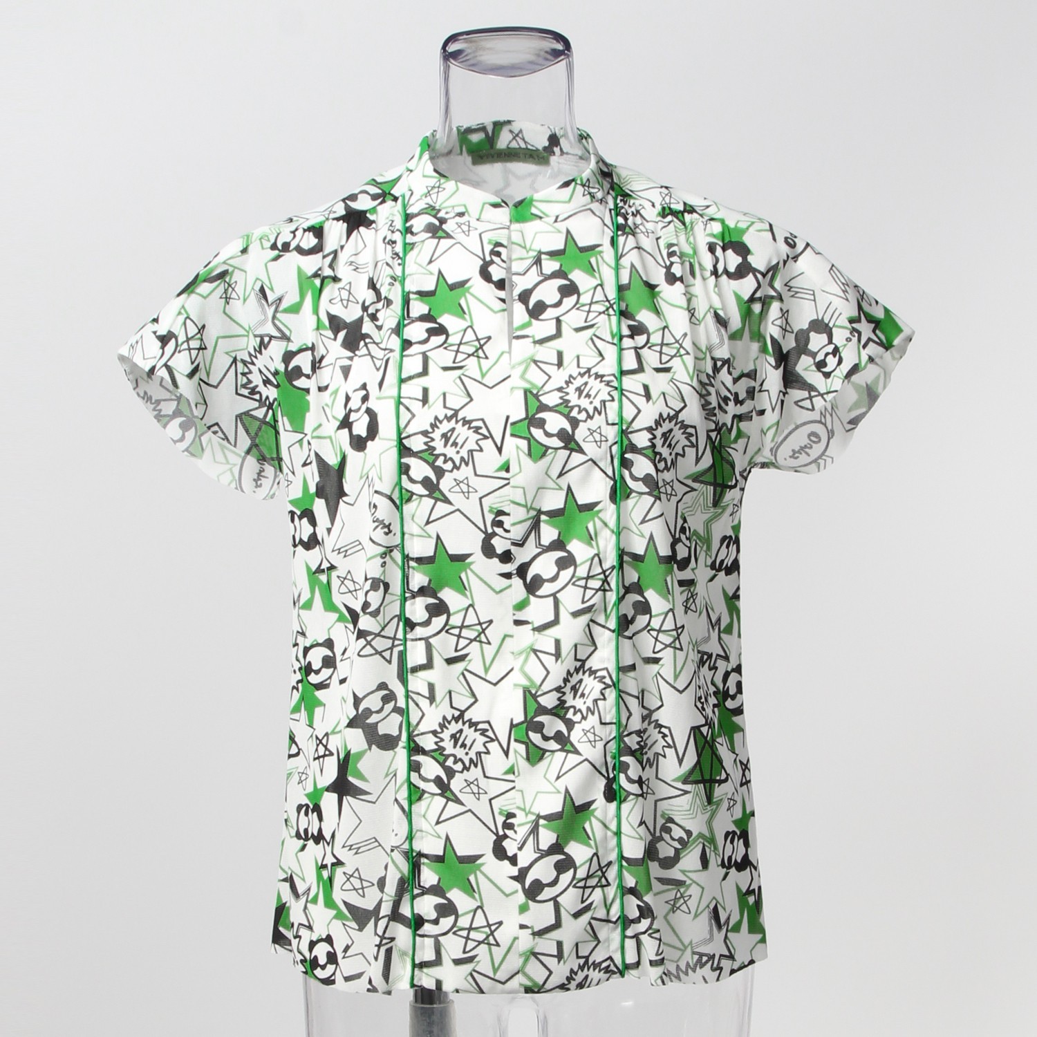 STAR PANDA PRINT ST NETTING ブラウス|VIVIENNE TAM(ヴィヴィアン ...