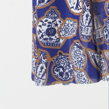 CHINOISERIE VASE PRINT ST NET　スカート 詳細画像