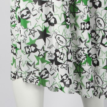STAR PANDA PRINT STRETCH NETTING　スカート 詳細画像