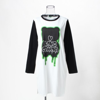 210G SOLID COTTON JERSEY PANDA　カットソー