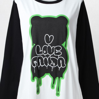 210G SOLID COTTON JERSEY PANDA　カットソー 詳細画像