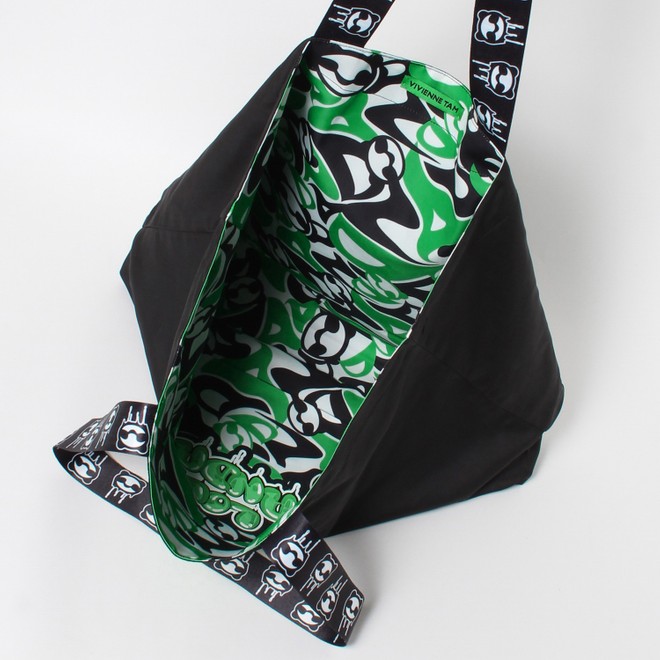 PANDA CAMOUFLAGE PRINT　バッグ 詳細画像 ブラック 7