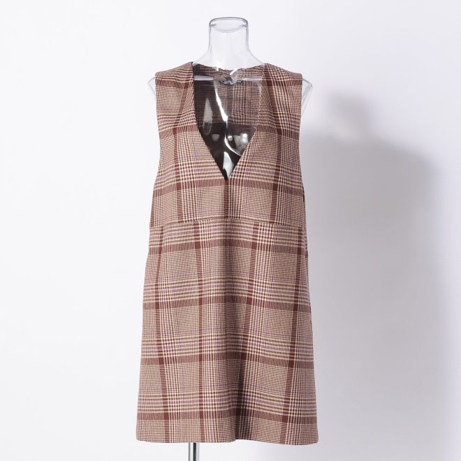 PLAID CHECK　ドレス 詳細画像 ブラウン 1