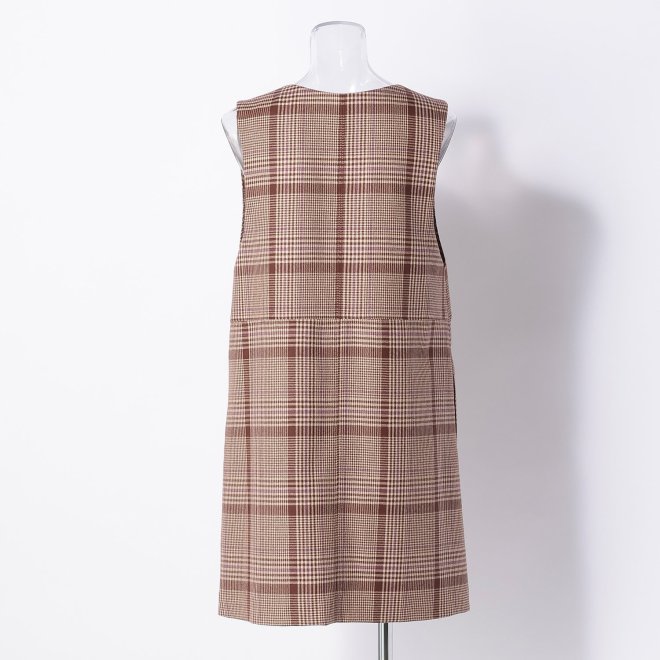 PLAID CHECK　ドレス 詳細画像 ブラウン 3