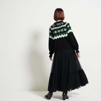 PANDA JACQUARD KNIT　 詳細画像