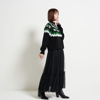 PANDA JACQUARD KNIT　 詳細画像