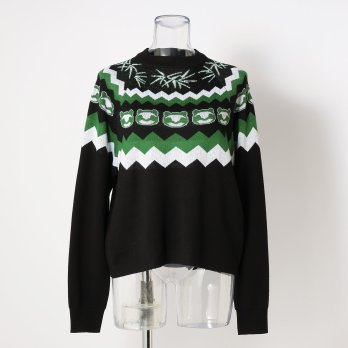 PANDA JACQUARD KNIT　 詳細画像