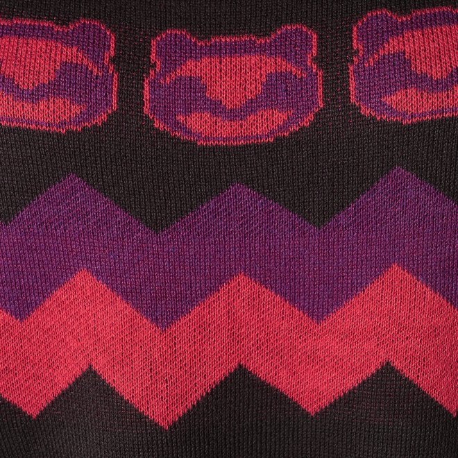 PANDA JACQUARD KNIT　 詳細画像 グレー系マルチ 7