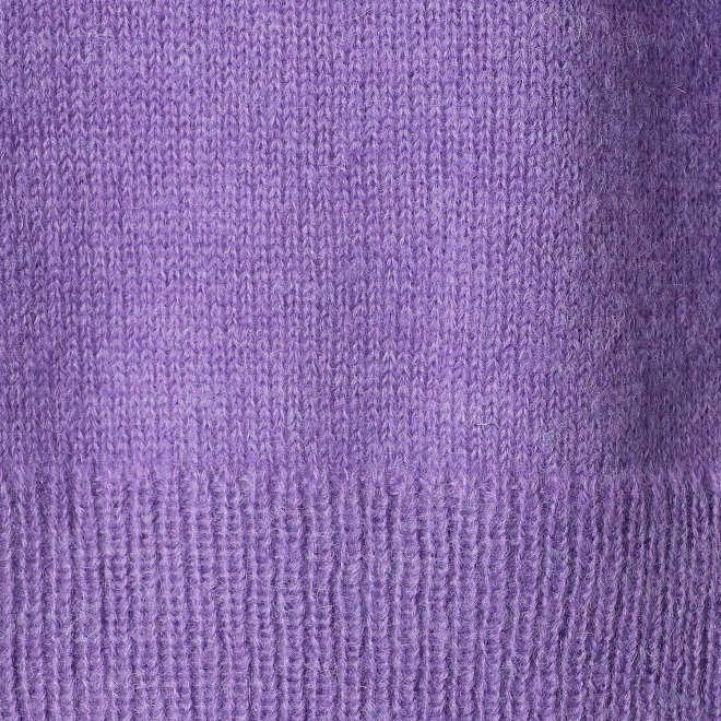 FLOWER EMBROIDERY KNIT　カーディガン 詳細画像 パープル 7