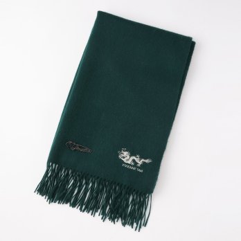 STOLE WITH EMBROIDERY AND PIN　