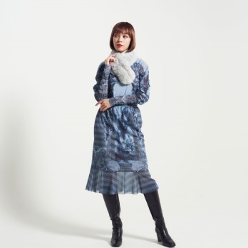 DRAGON BILL PRINT NETTING　スカート