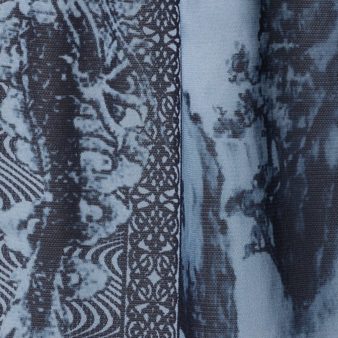 DRAGON BILL PRINT NETTING　スカート 詳細画像 ブルー 6