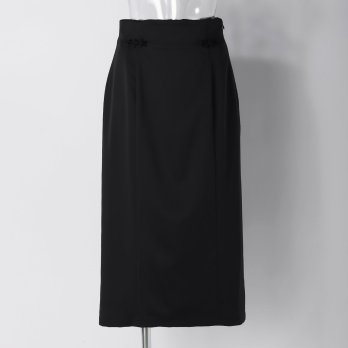 STRETCH SATIN with CHINA BUTTON　スカート