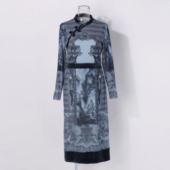 DRAGON BILL PRINT NETTING　ドレス