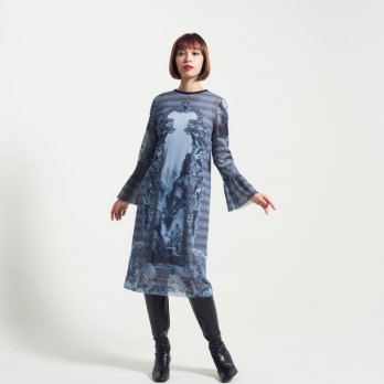 DRAGON BILL PRINT NETTING　ドレス